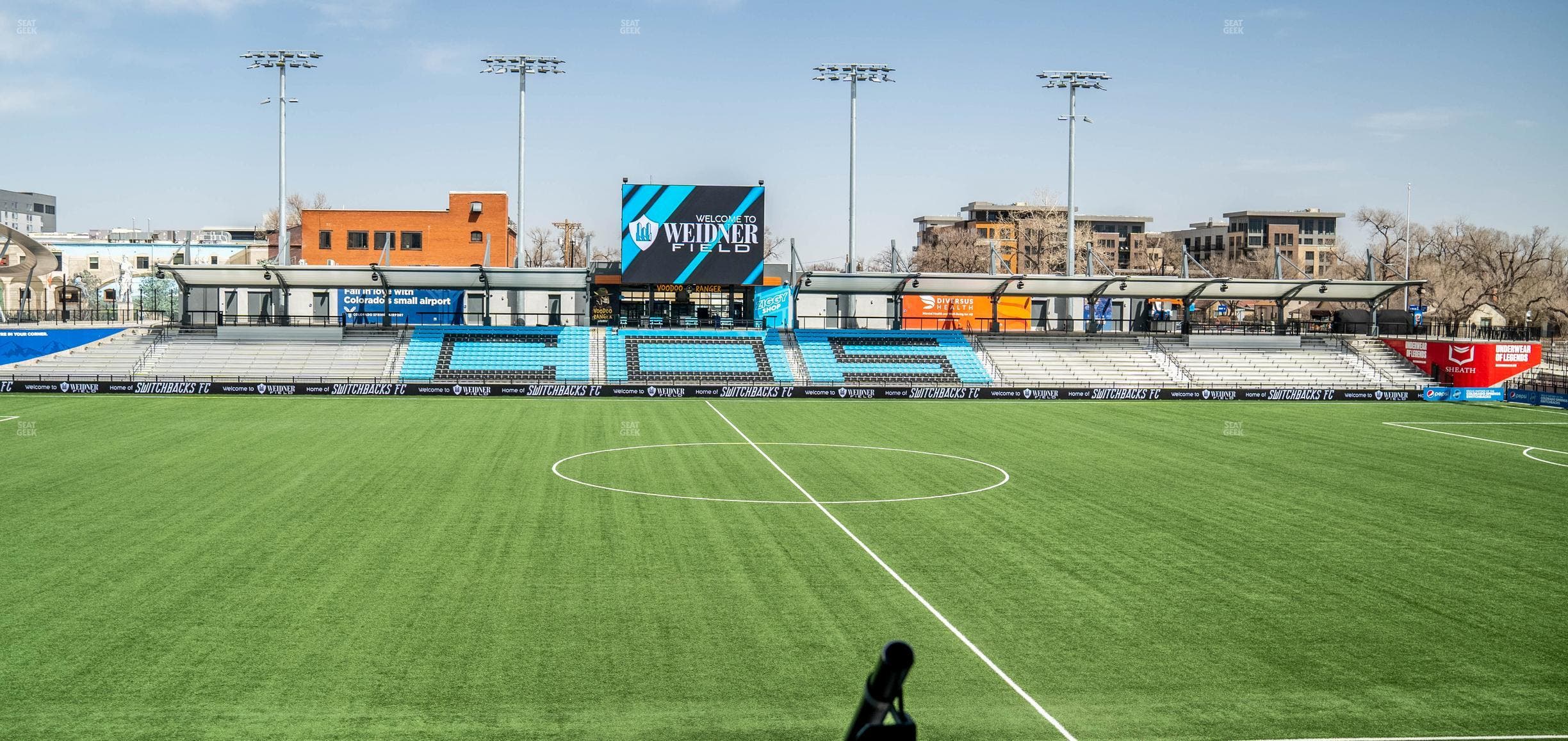 Weidner Field - Section L 8 Seat View