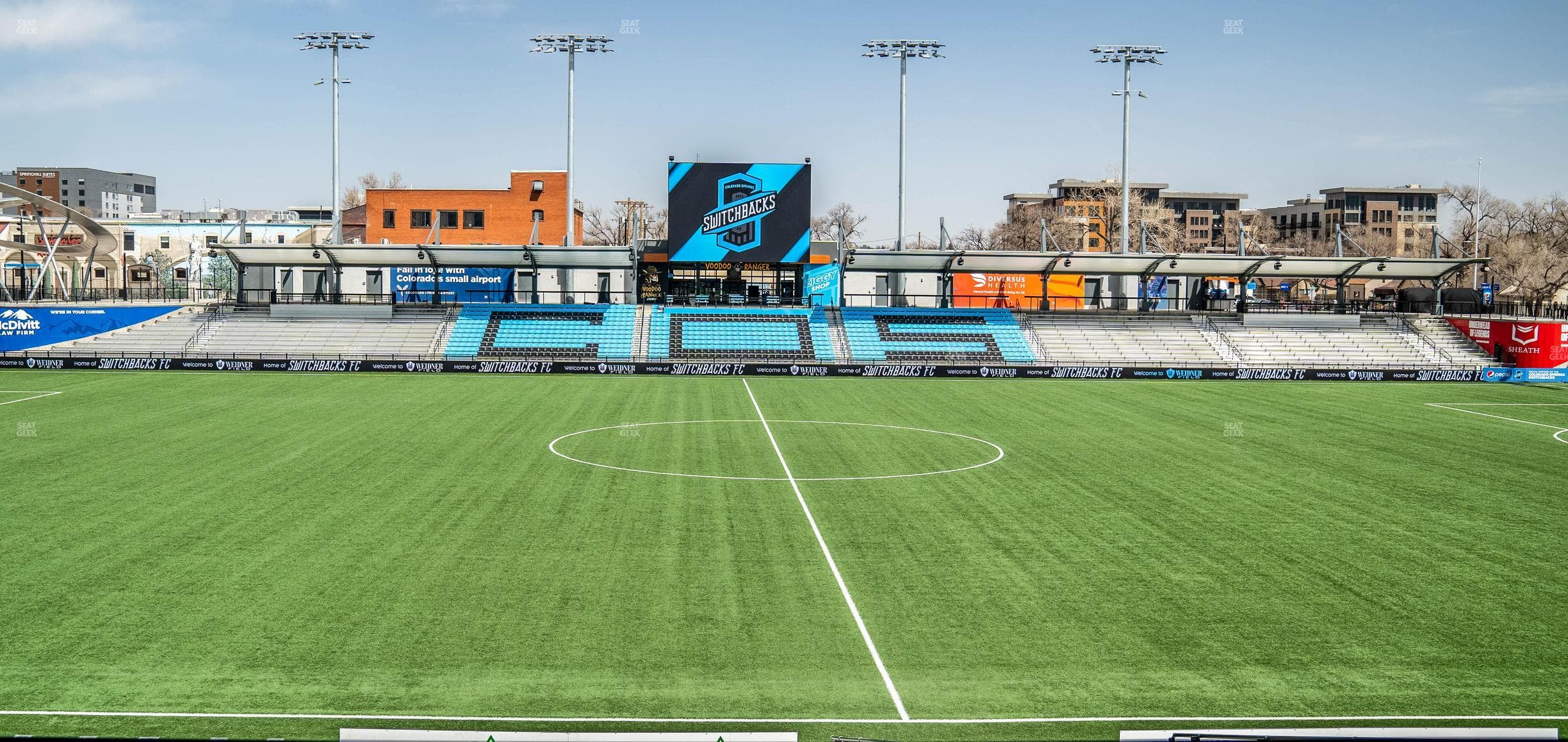 Weidner Field - Section L 9 Seat View