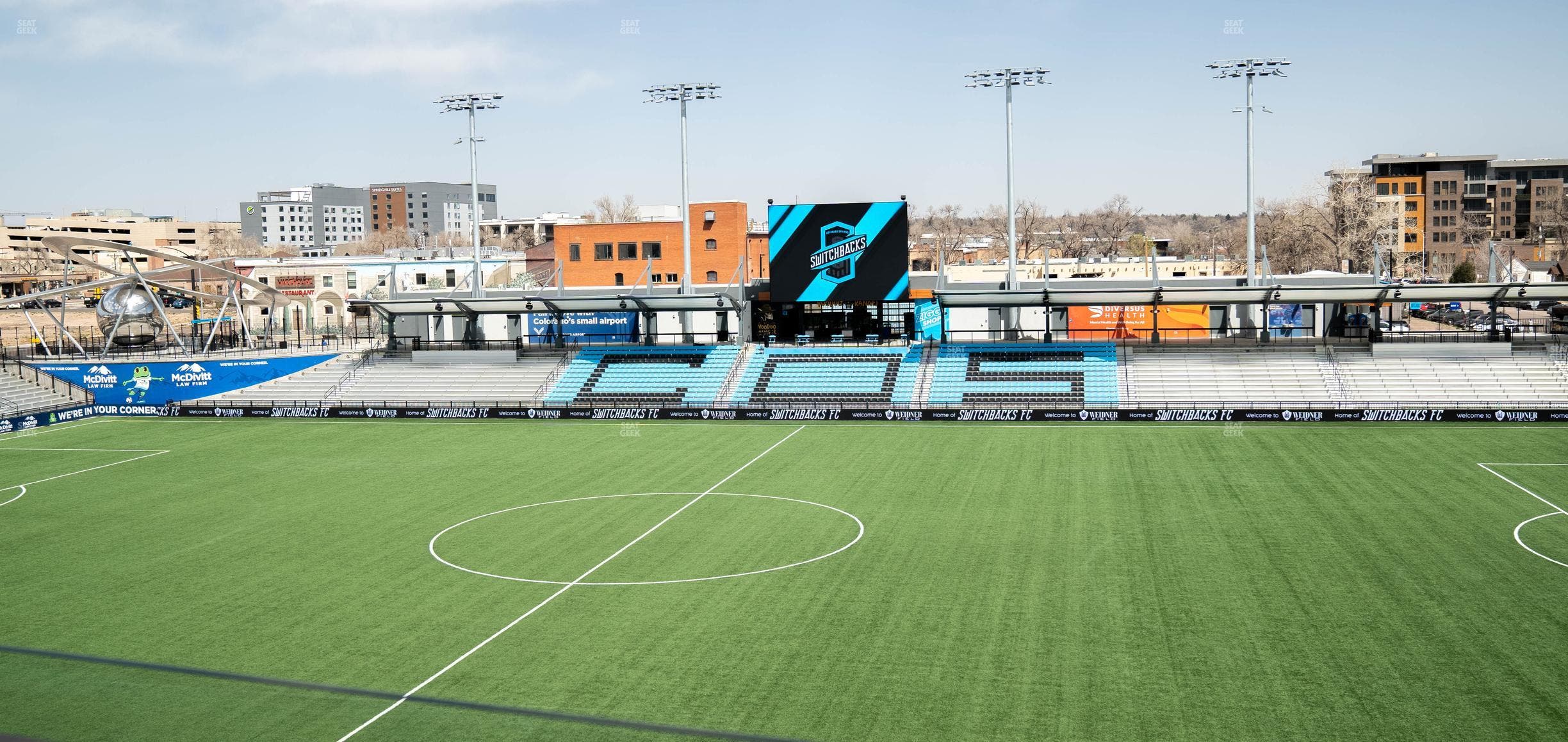 Weidner Field - Section Mcdivitt Club 200 Seat View