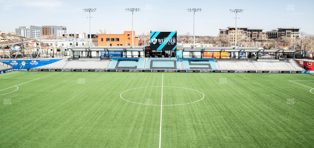 Weidner Field - Section Mcdivitt Club 203 Seat View