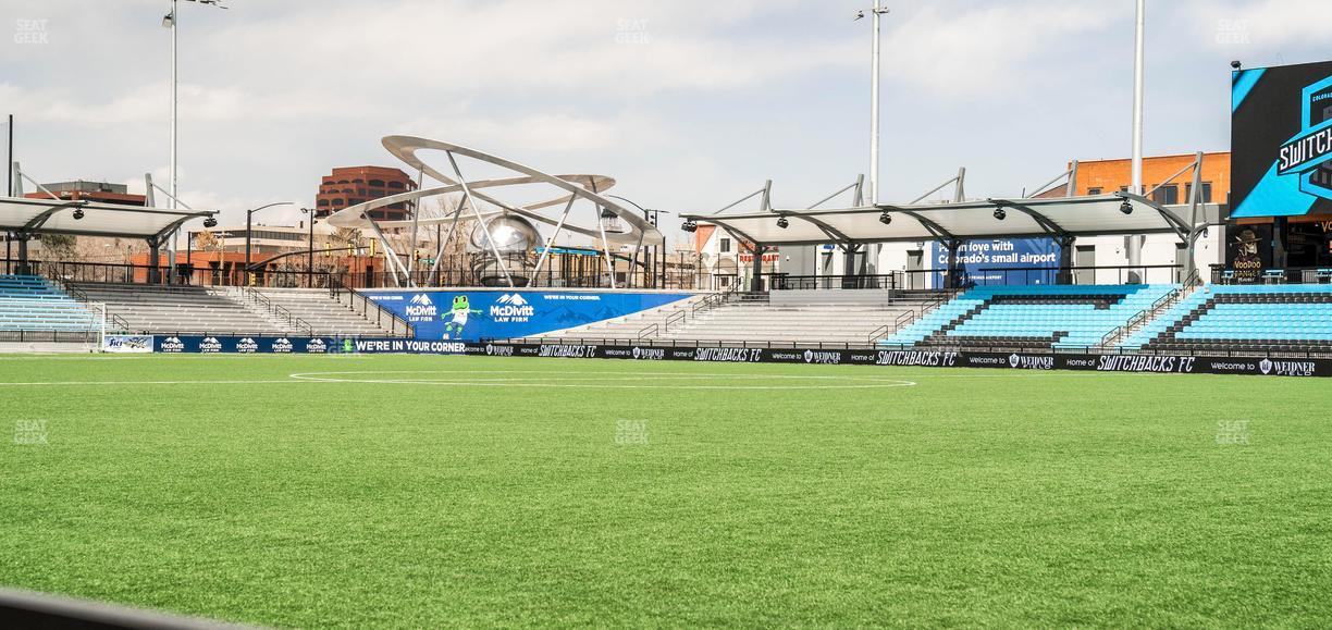 Weidner Field - Section Phil Long Club Pc 100 Seat View