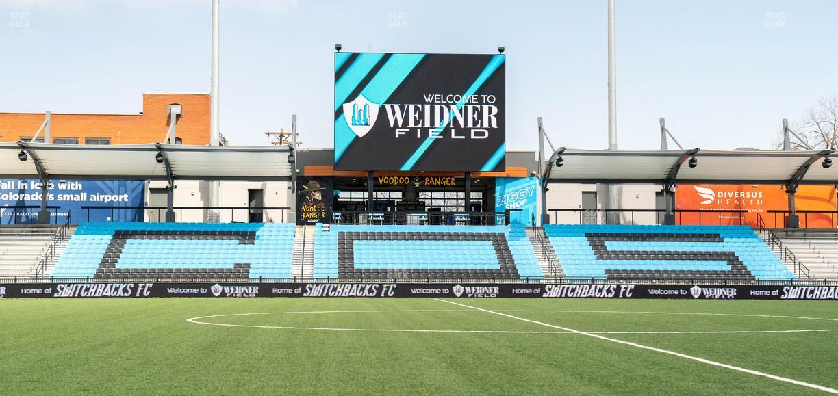 Weidner Field - Section Phil Long Club Pc 104 Seat View