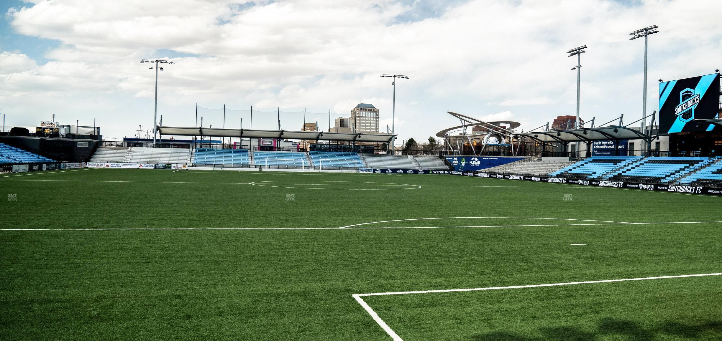 Weidner Field - Section Standing 128 Seat View