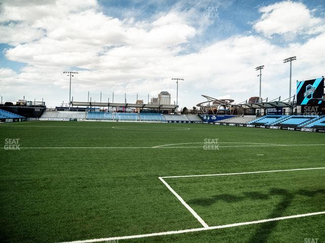 Weidner Field - Section Standing 128 Seat View