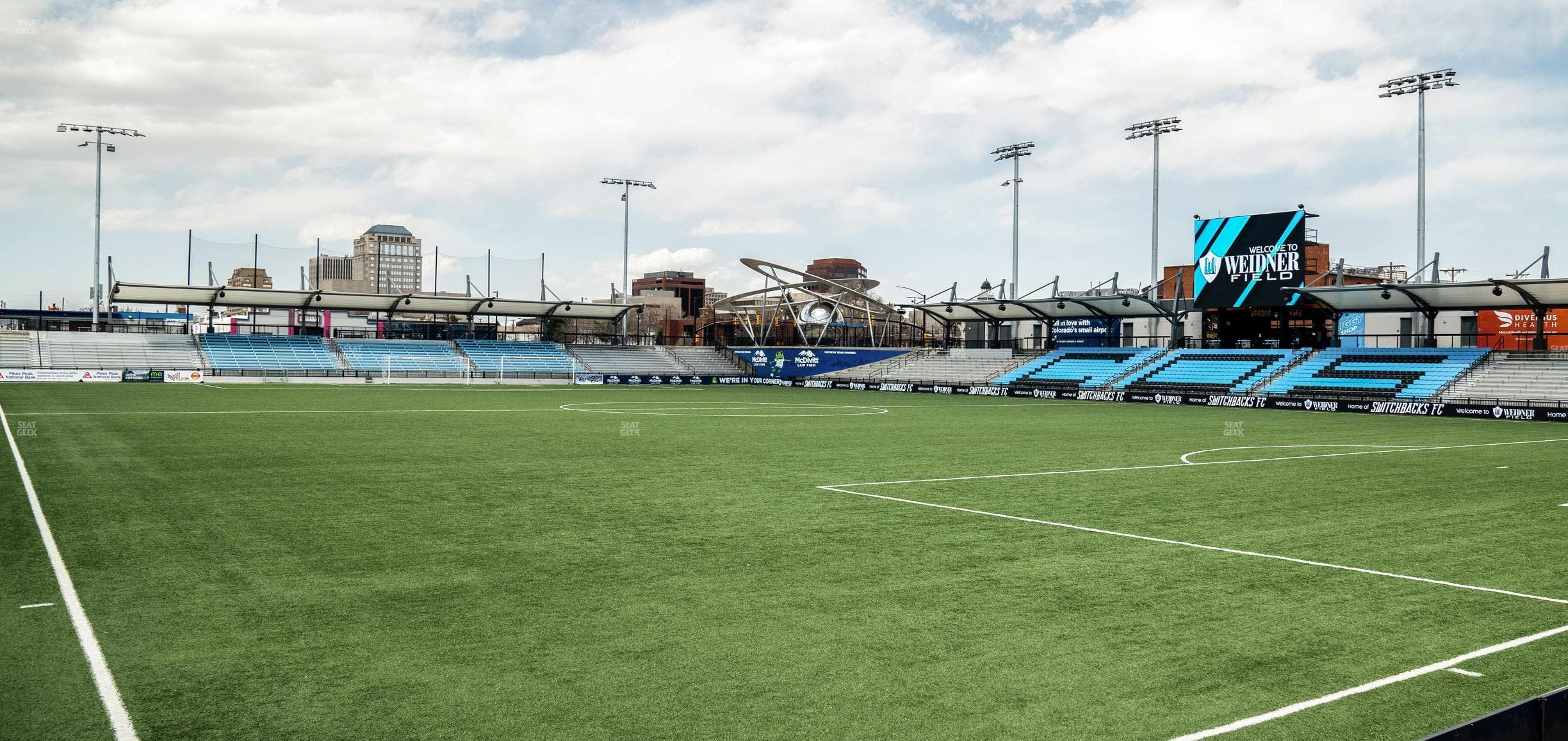 Weidner Field - Section Standing 130 Seat View