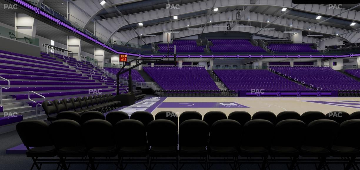 Welsh-Ryan Arena - Section 101 Seat View