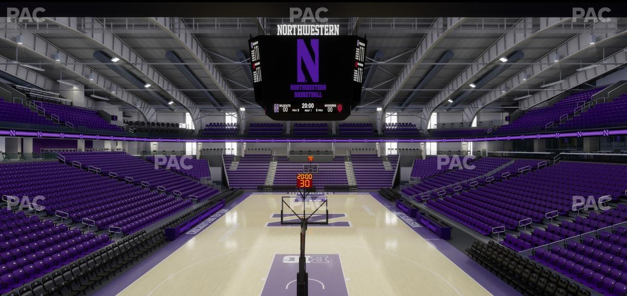 Welsh-Ryan Arena - Section 104 Seat View
