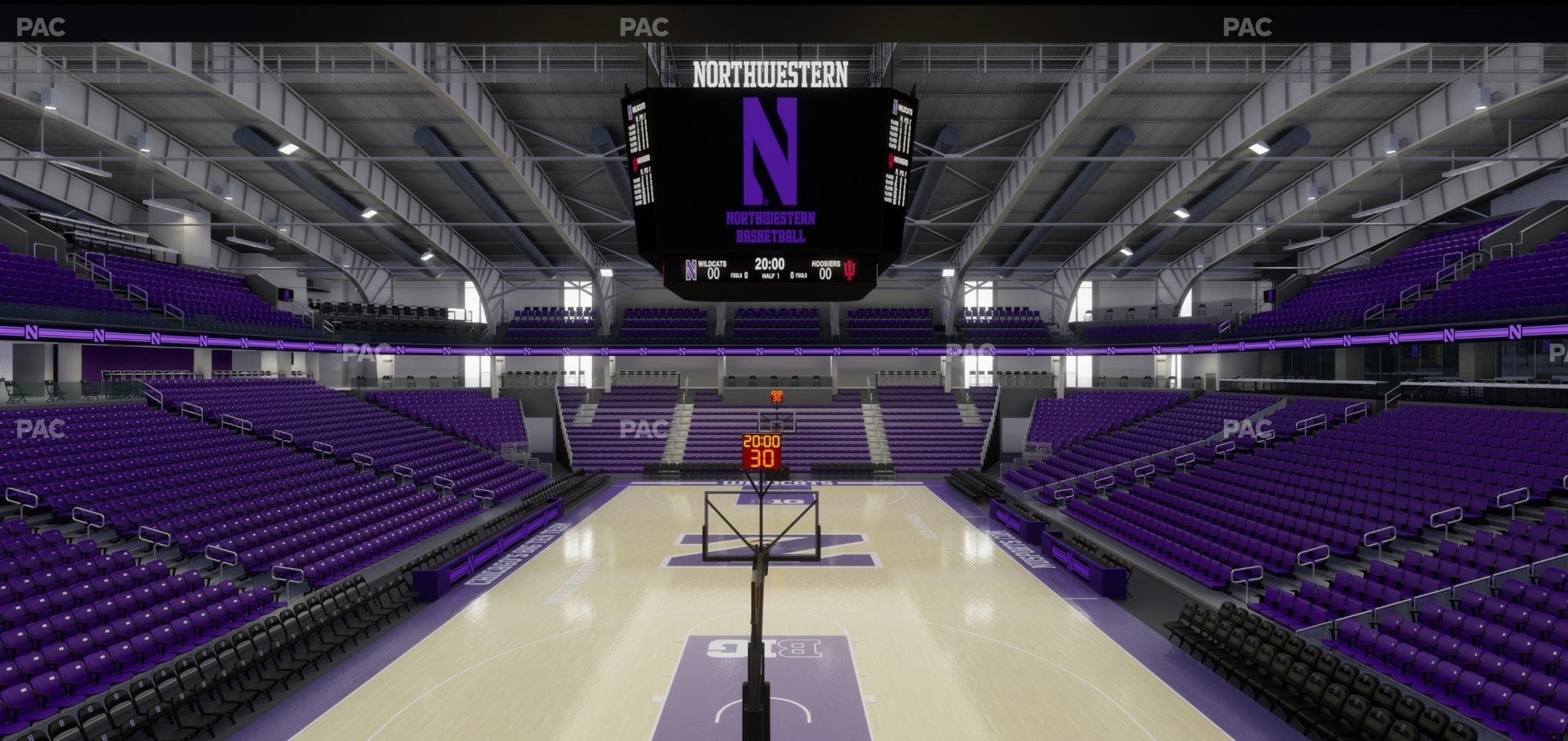 Welsh-Ryan Arena - Section 104 Seat View
