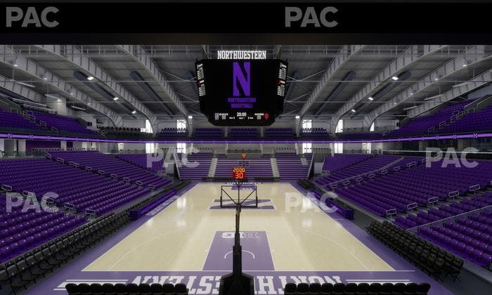 Welsh-Ryan Arena - Section 104 Seat View