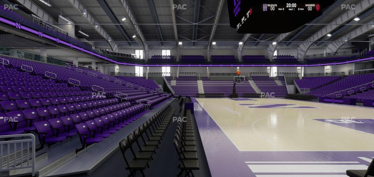 Welsh-Ryan Arena - Section 105 Seat View