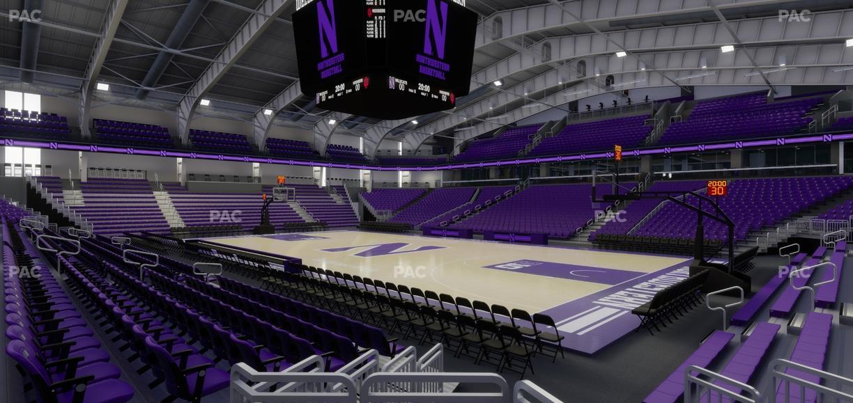 Welsh-Ryan Arena - Section 106 Seat View