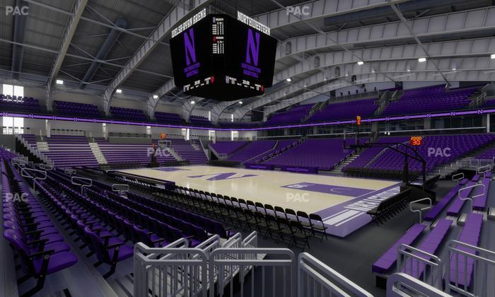 Welsh-Ryan Arena - Section 106 Seat View