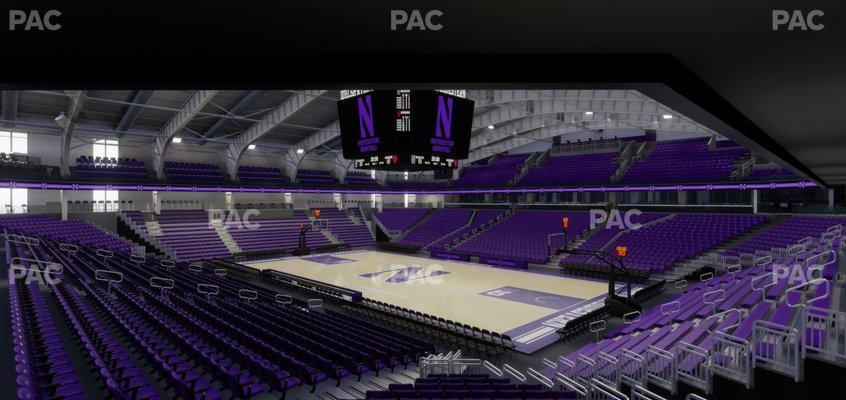 Welsh-Ryan Arena - Section 106 Seat View