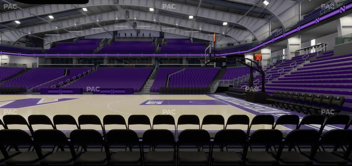 Welsh-Ryan Arena - Section 107 Seat View