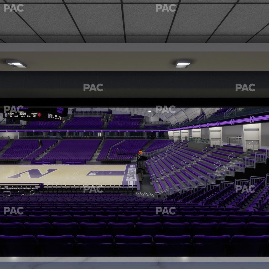 Welsh-Ryan Arena - Section 107 Seat View