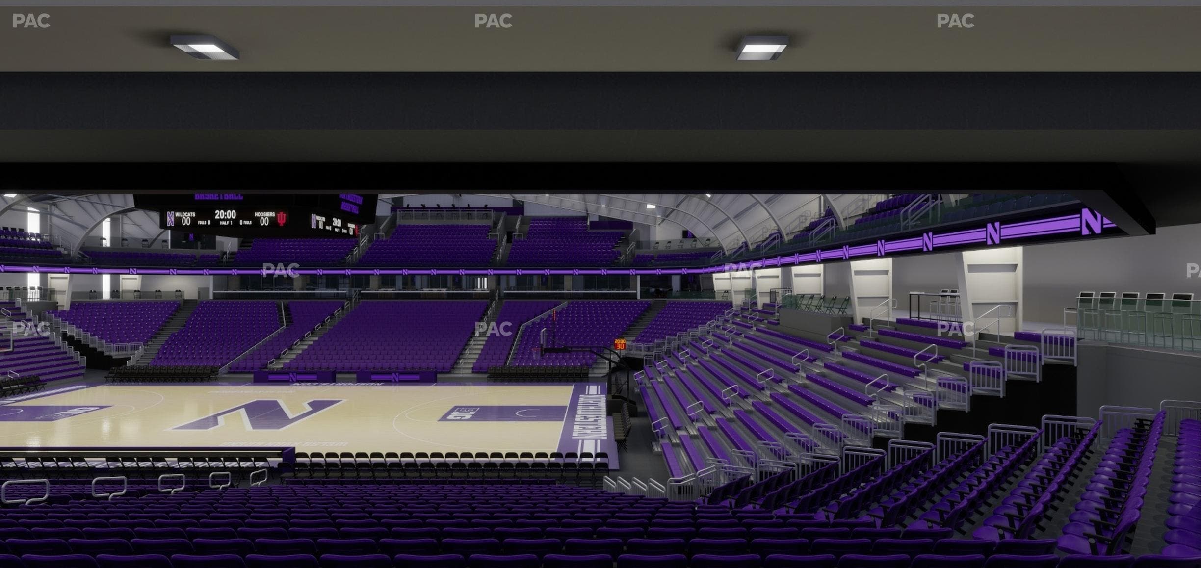 Welsh-Ryan Arena - Section 107 Seat View