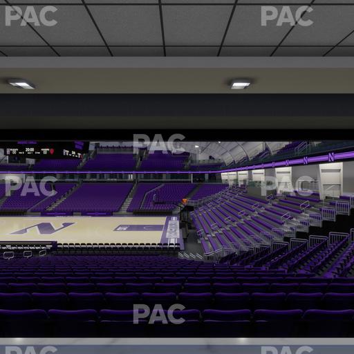 Welsh-Ryan Arena - Section 107 Seat View