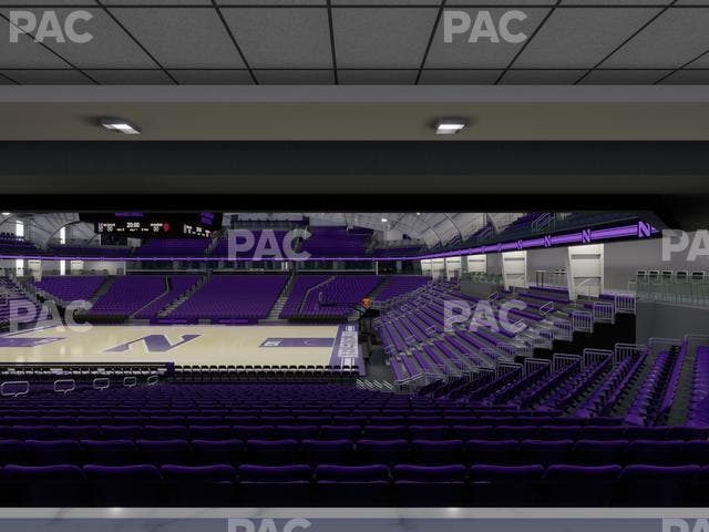 Welsh-Ryan Arena - Section 107 Seat View