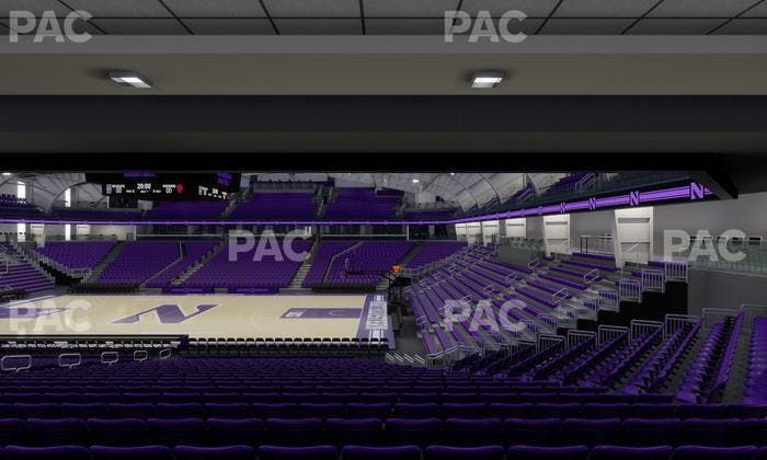 Welsh-Ryan Arena - Section 107 Seat View