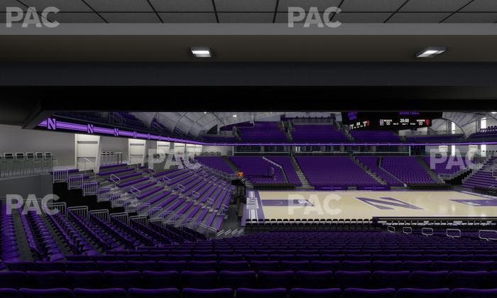 Welsh-Ryan Arena - Section 109 Seat View