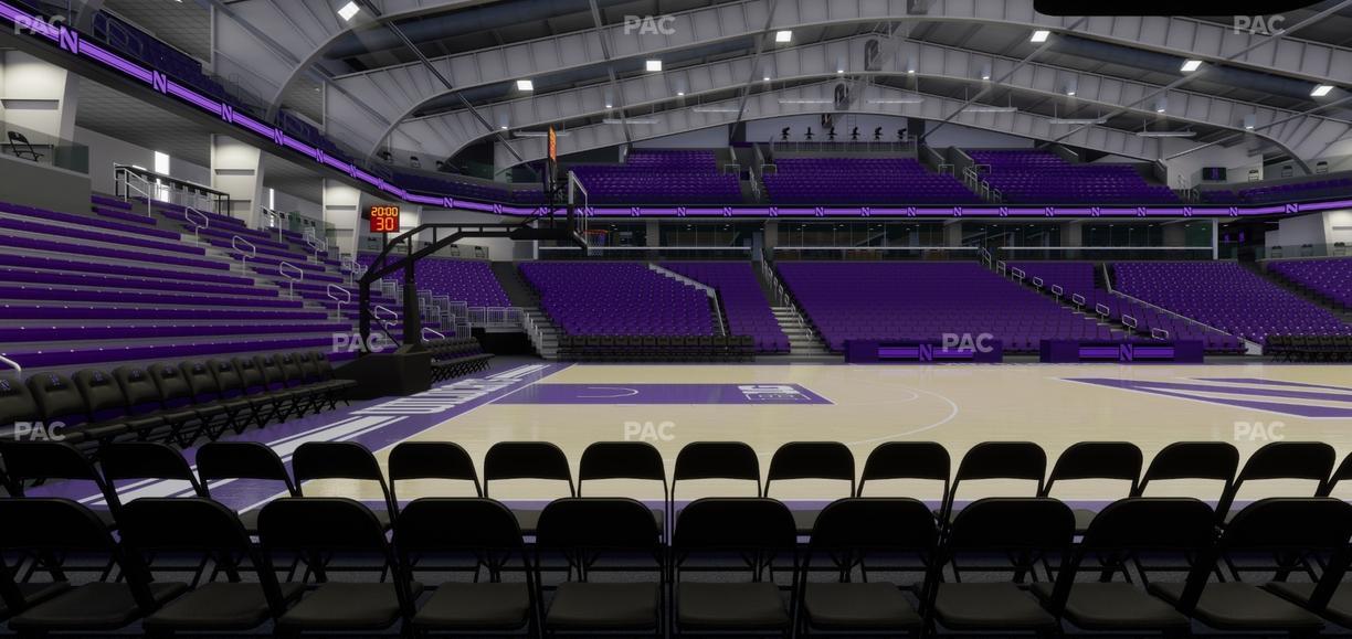 Welsh-Ryan Arena - Section 109 Seat View