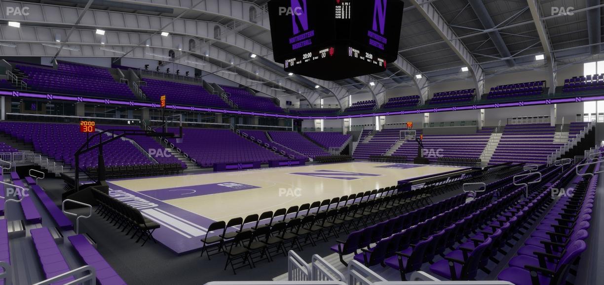 Welsh-Ryan Arena - Section 110 Seat View