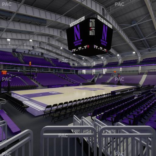 Welsh-Ryan Arena - Section 110 Seat View