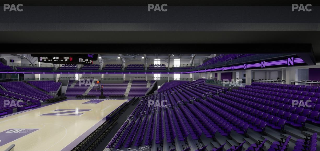 Welsh-Ryan Arena - Section 111 Seat View
