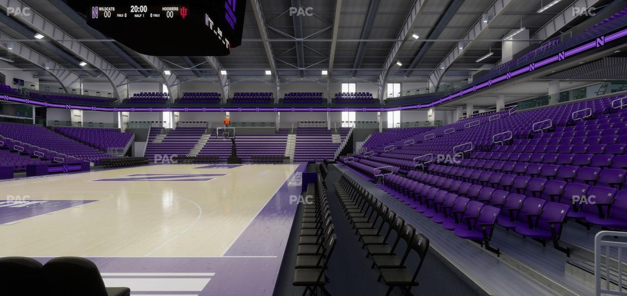 Welsh-Ryan Arena - Section 111 Seat View