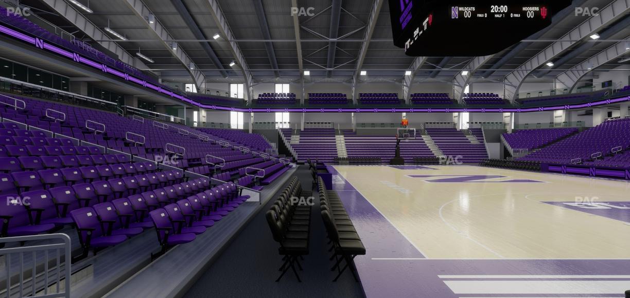 Welsh-Ryan Arena - Section 113 Seat View