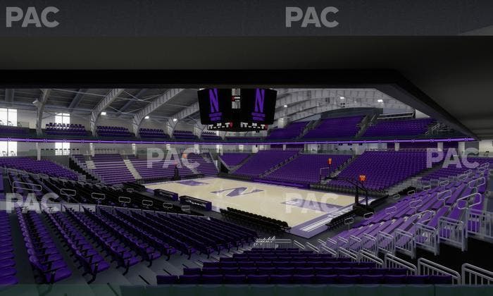 Welsh-Ryan Arena - Section 114 Seat View