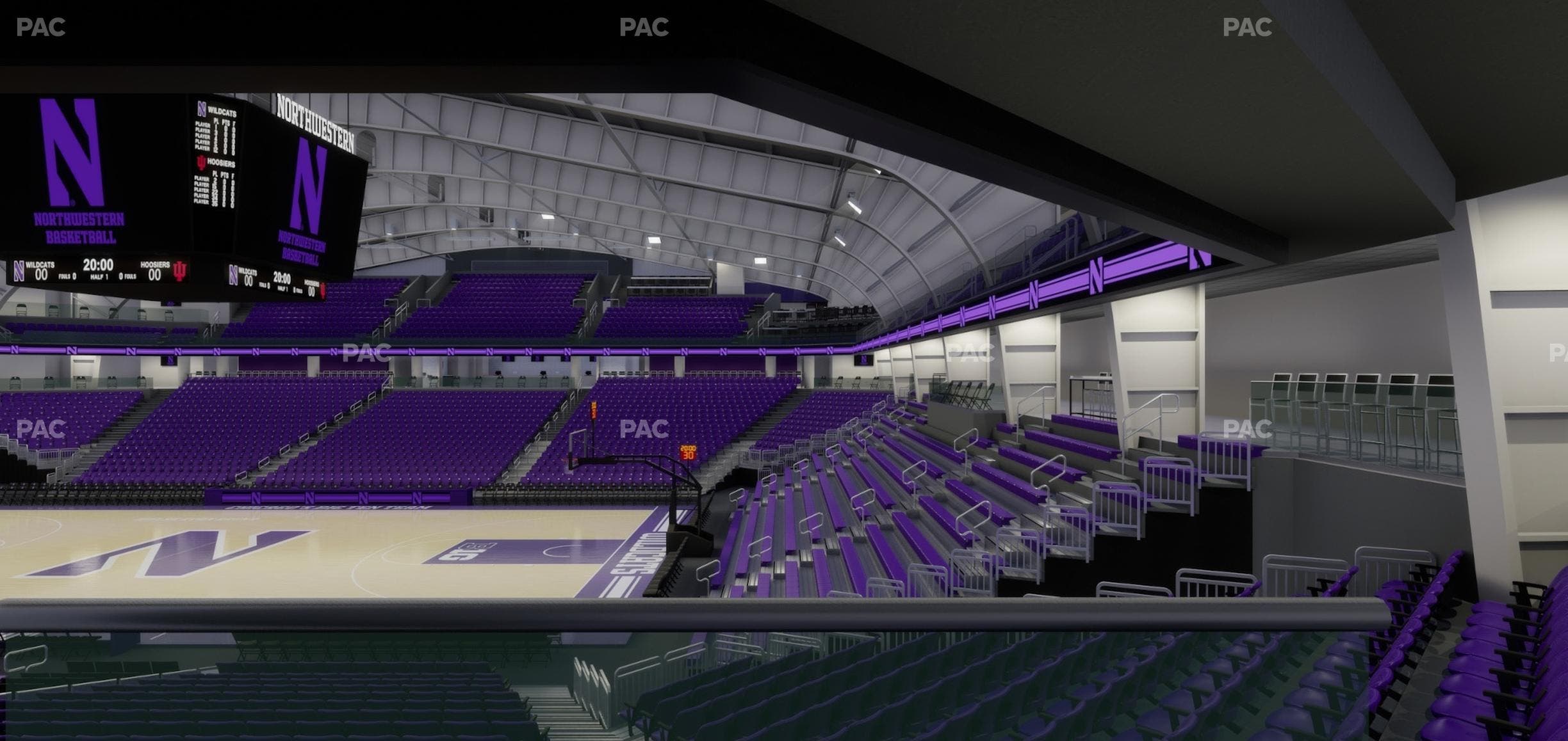 Welsh-Ryan Arena - Section 115 Seat View