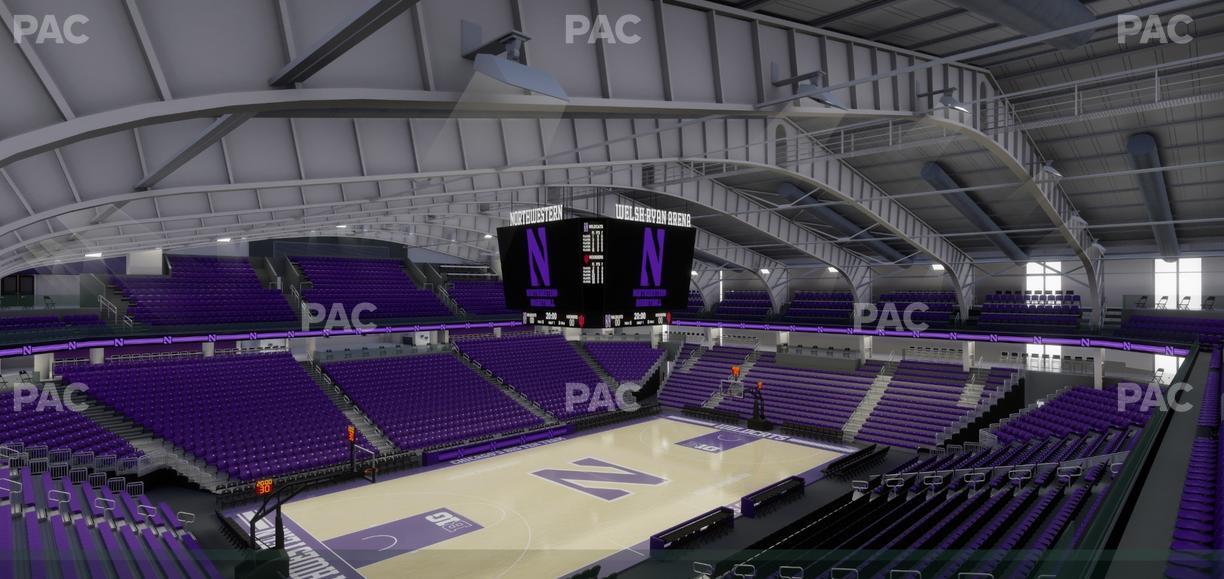 Welsh-Ryan Arena - Section 201 Seat View