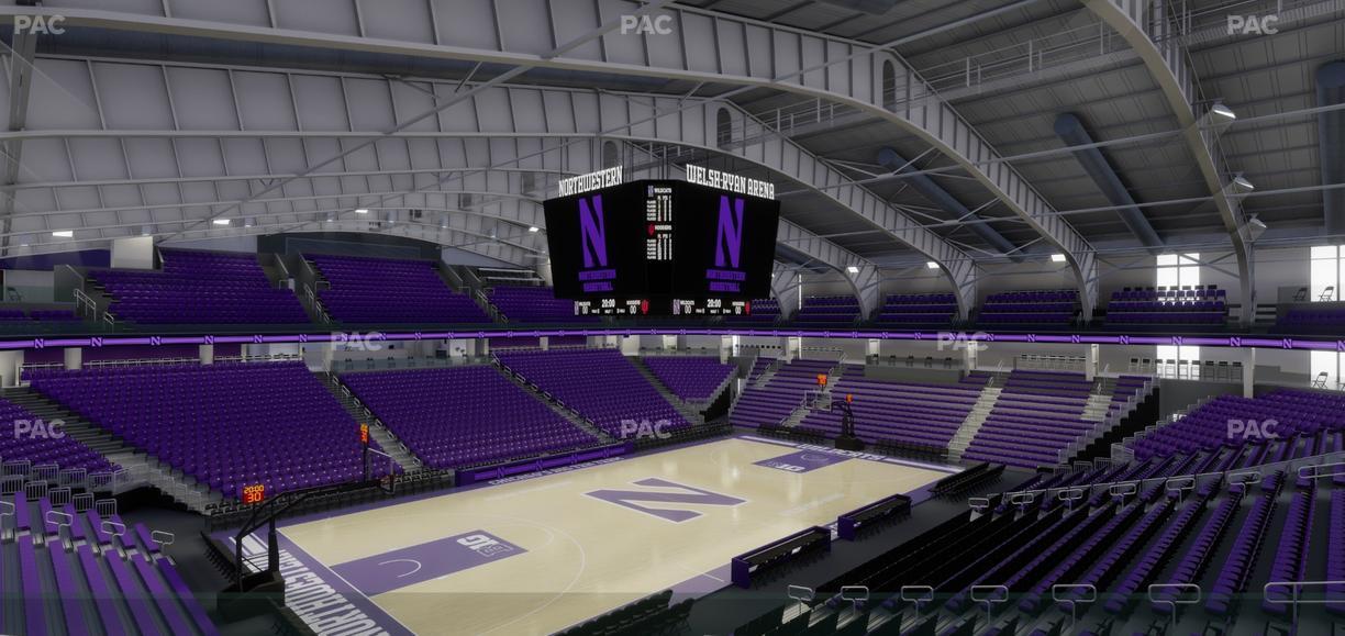 Welsh-Ryan Arena - Section 201 Seat View