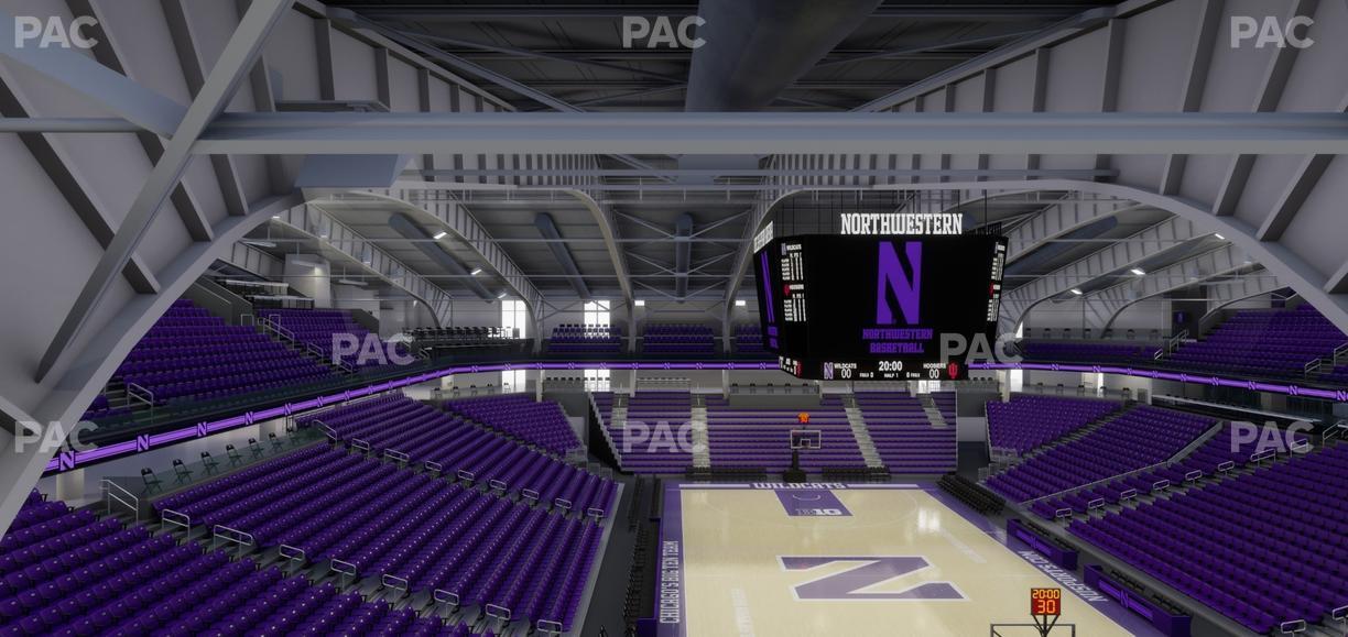 Welsh-Ryan Arena - Section 205 Seat View