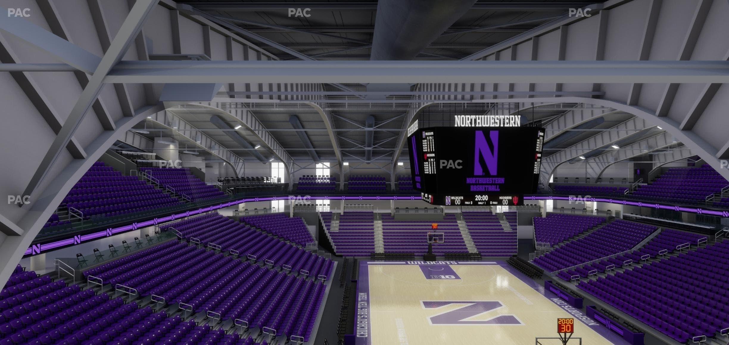 Welsh-Ryan Arena - Section 205 Seat View