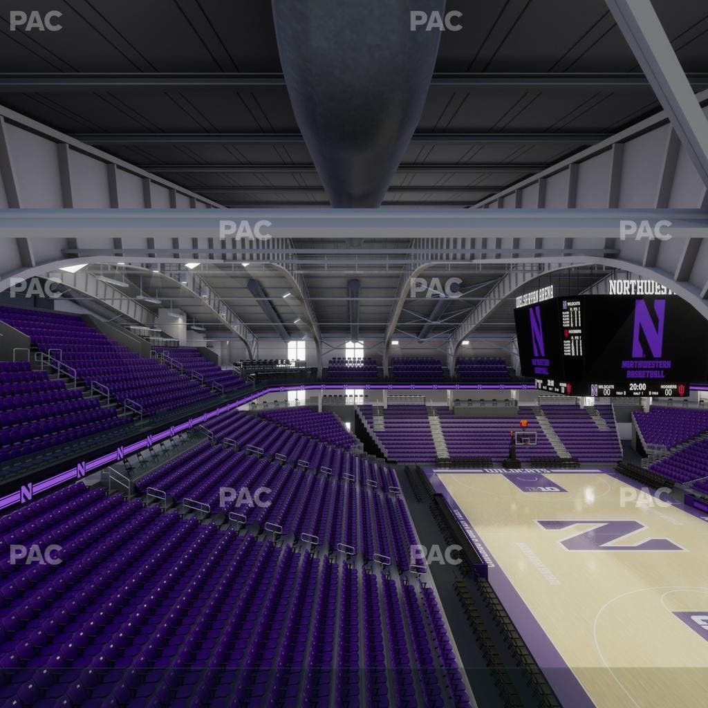 Welsh-Ryan Arena - Section 206 Seat View
