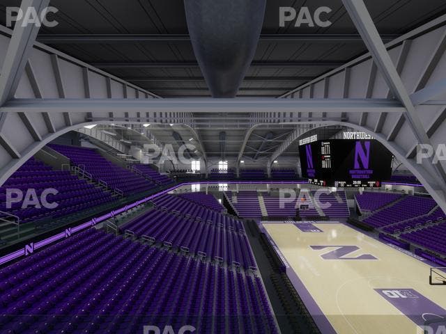Welsh-Ryan Arena - Section 206 Seat View