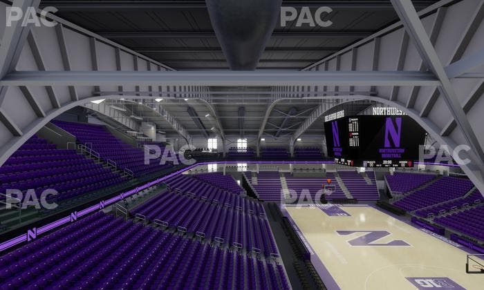 Welsh-Ryan Arena - Section 206 Seat View