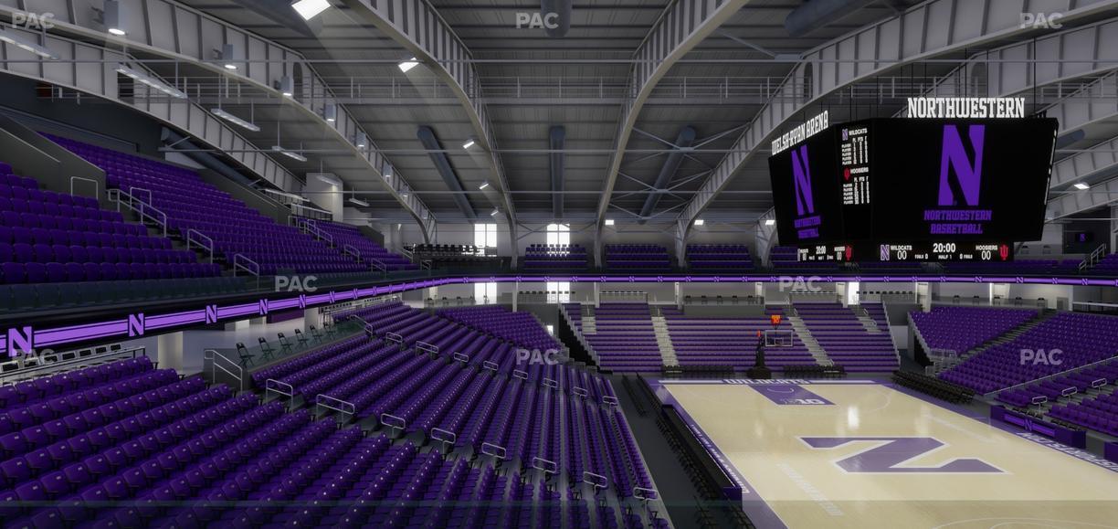 Welsh-Ryan Arena - Section 206 Seat View