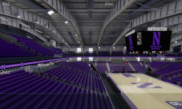 Welsh-Ryan Arena - Section 206 Seat View
