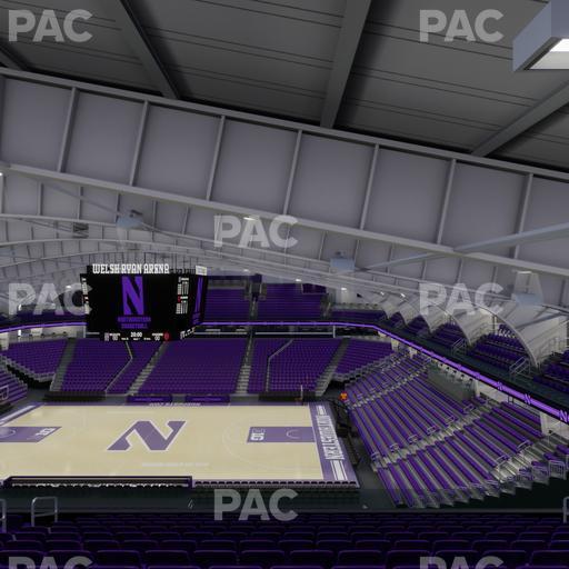 Welsh-Ryan Arena - Section 208 Seat View