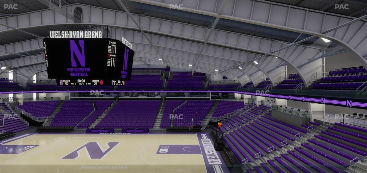 Welsh-Ryan Arena - Section 208 Seat View