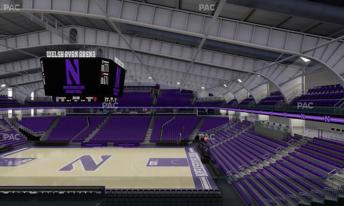 Welsh-Ryan Arena - Section 208 Seat View
