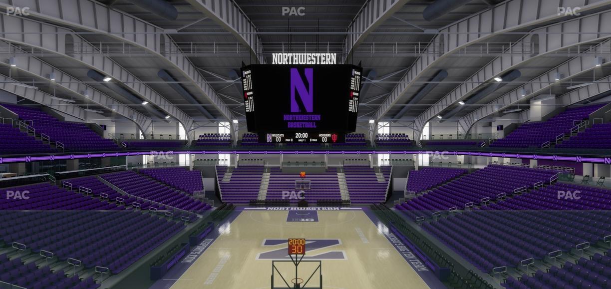 Welsh-Ryan Arena - Section 214 Seat View
