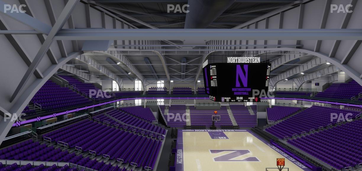 Welsh-Ryan Arena - Section 215 Seat View