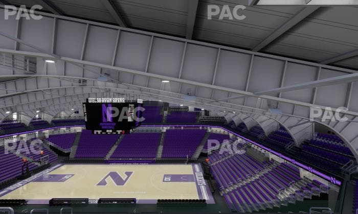 Welsh-Ryan Arena - Section 218 Seat View