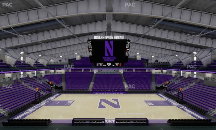 Welsh-Ryan Arena - Section 219 Seat View