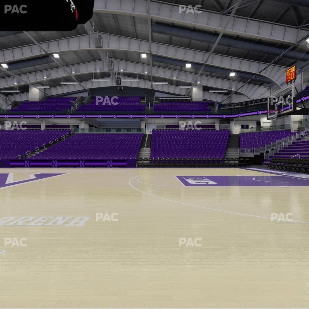 Welsh-Ryan Arena - Section Courtside A Seat View