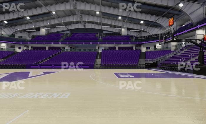 Welsh-Ryan Arena - Section Courtside A Seat View